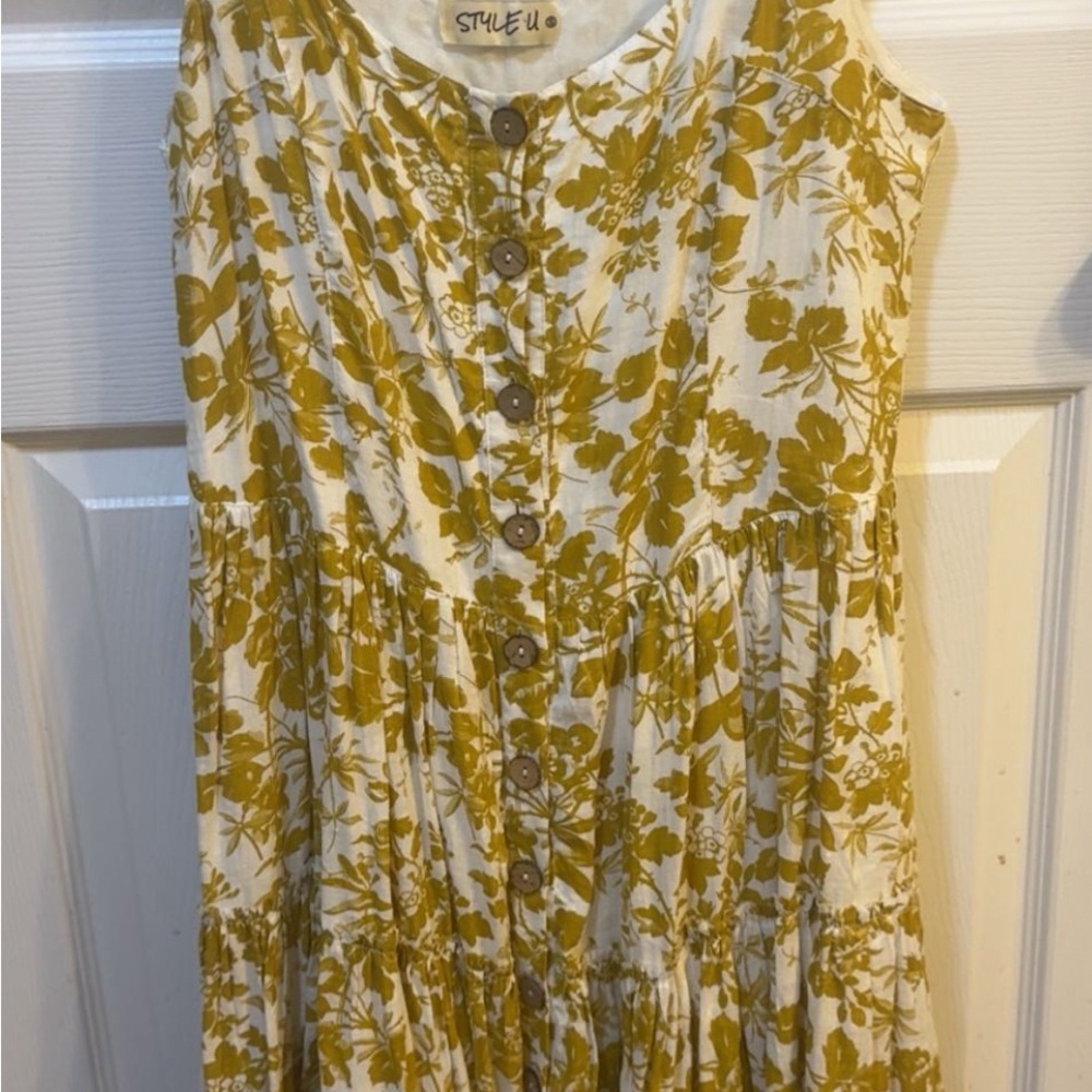 Floral Button-Down Dress
